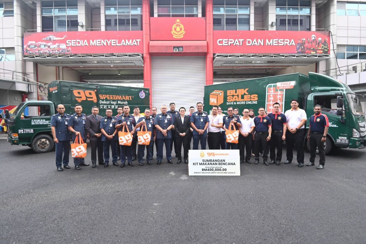 99 Speed Mart sumbang Kit makanan bencana bernilai RM400,000 kepada Warga JBPM & Rakyat Malaysia yang memerlukan.