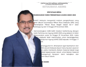 UMNO Tunda PAU 2025: Fokus Penuh Tawan Sabah!